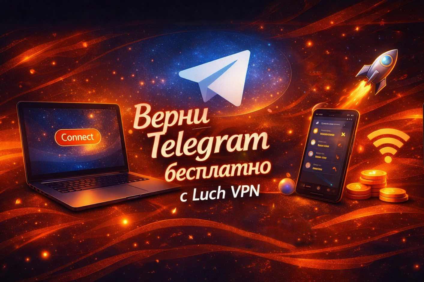 Открыли бесплатный доступ к Telegram