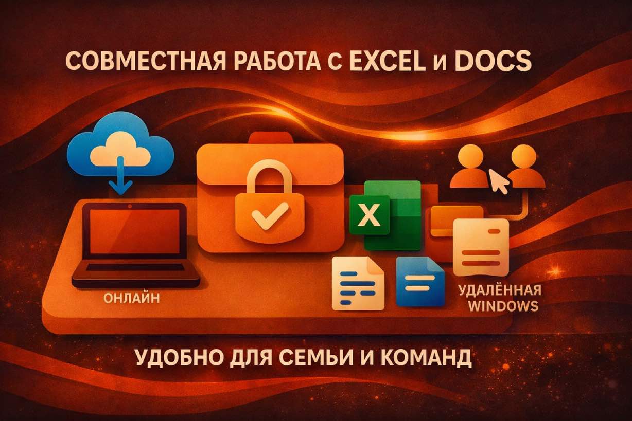 Совместная работа в Excel и Docs: 2 удобных способа